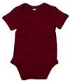 BZ10 Baby Bodysuit Burgundy colour image